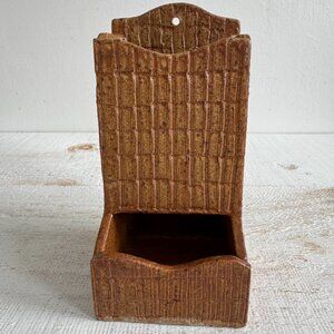 Vintage Pottery Match Holder